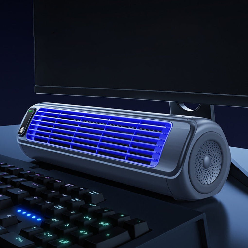 Mini Fan | Rechargeable Wireless Design, Gray or White — product image 3