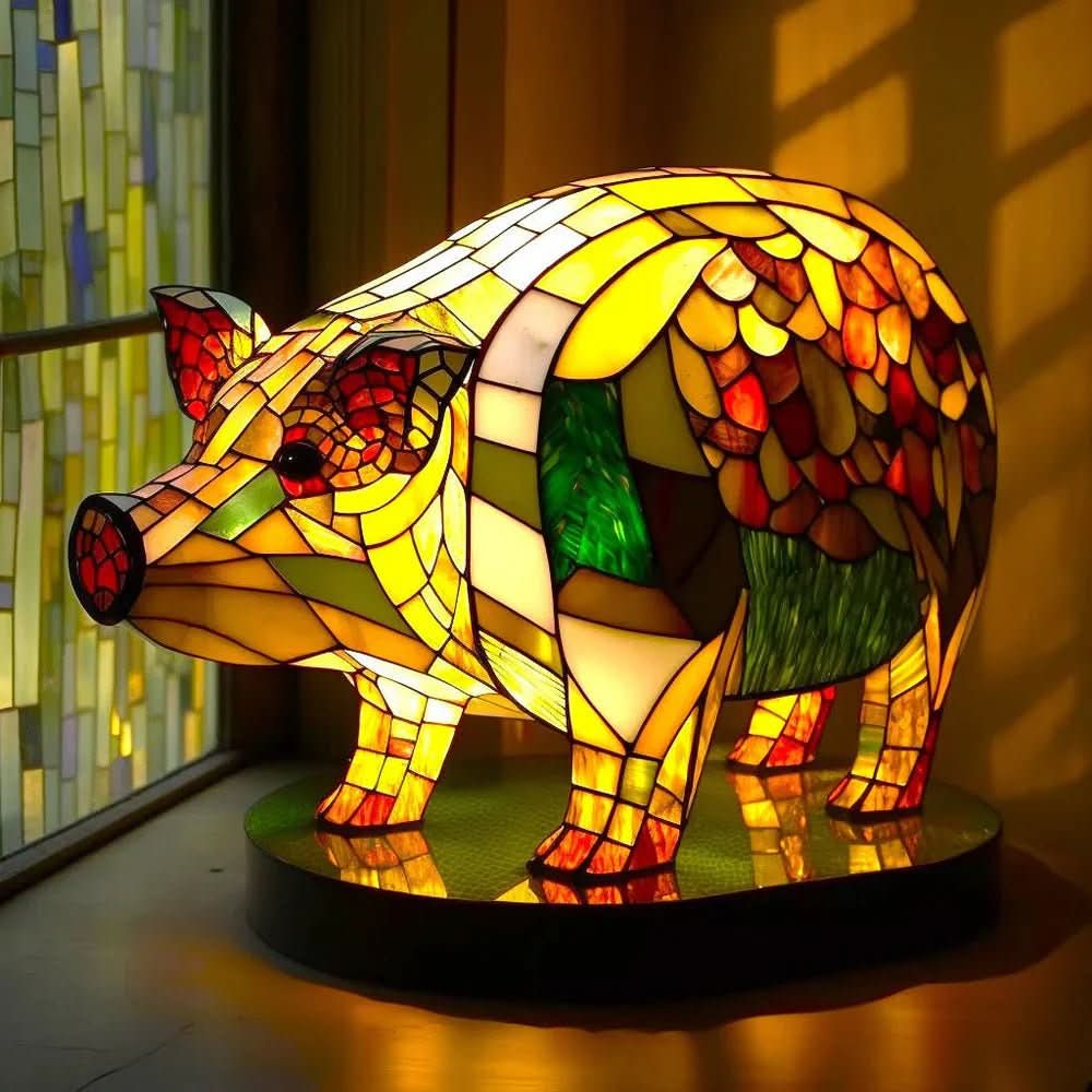 Animal Table Lamp | Stained Glass Style, Eleven Designs — product image 3