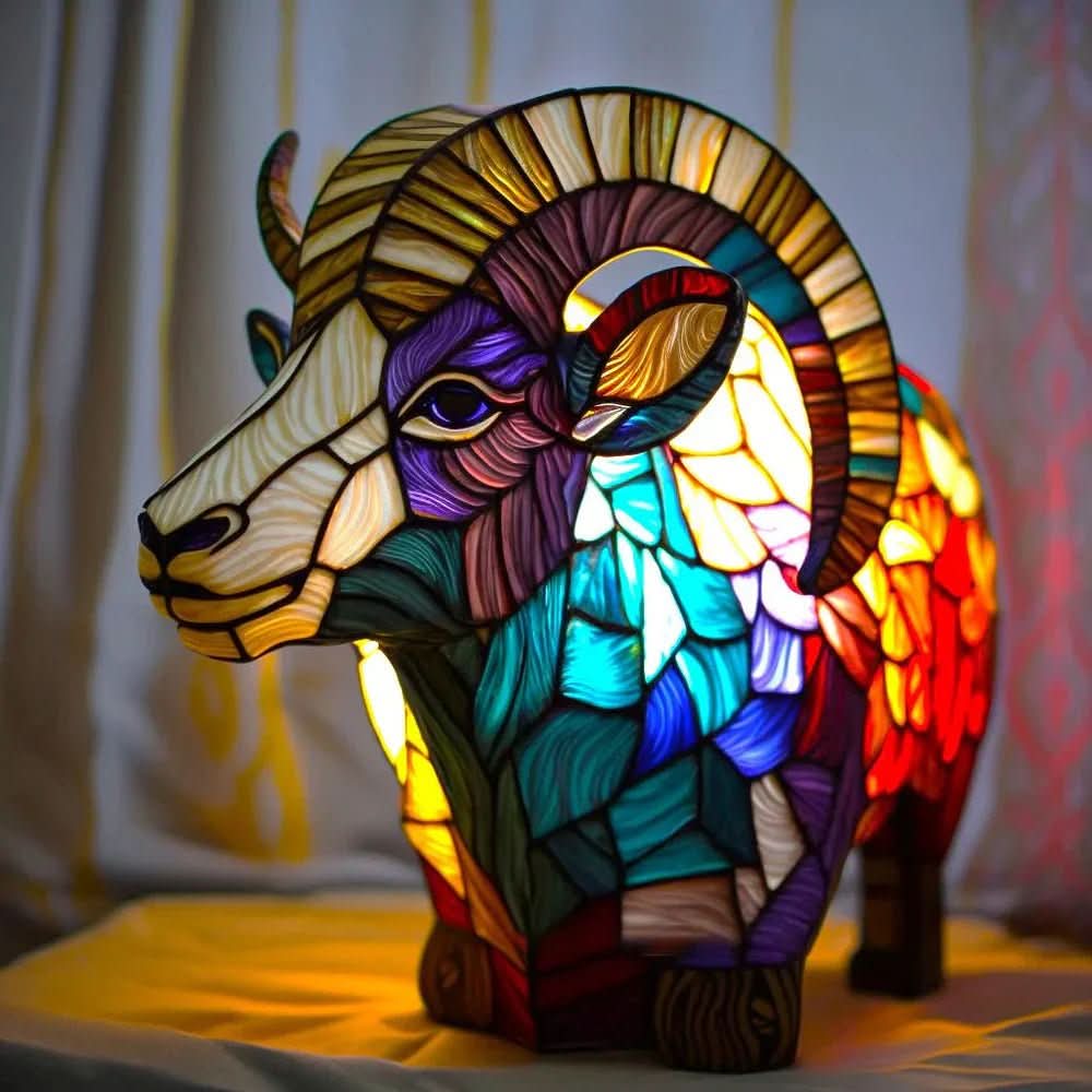 Animal Table Lamp | Stained Glass Style, Eleven Designs — product image 7