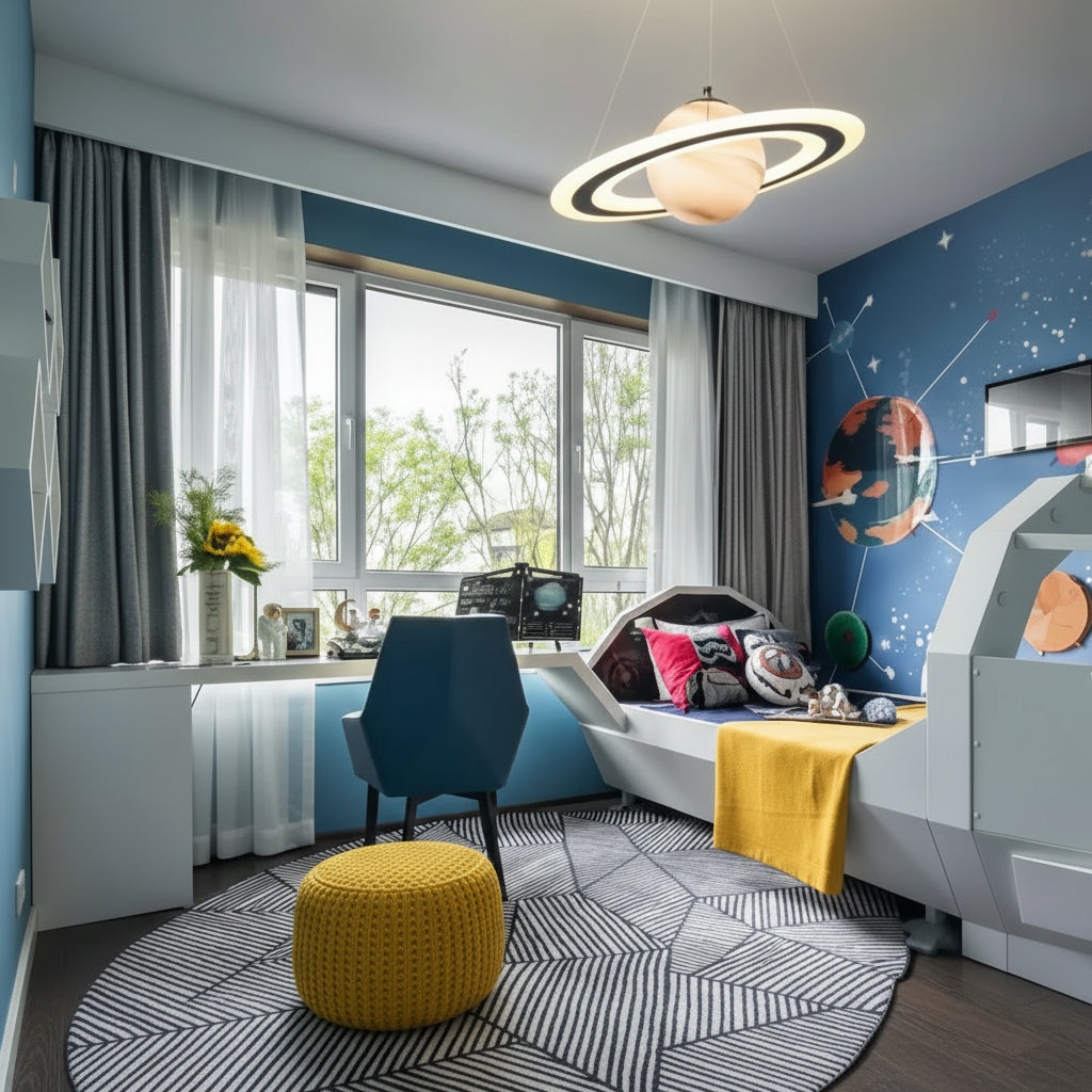Planet Pendant Light | Imaginative LED Nursery Fixture - Pendant Light product view 2