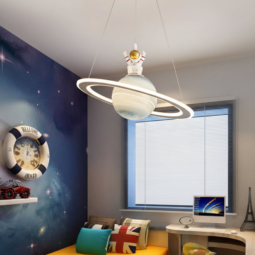 Planet Pendant Light | Imaginative LED Nursery Fixture - Pendant Light product view 3