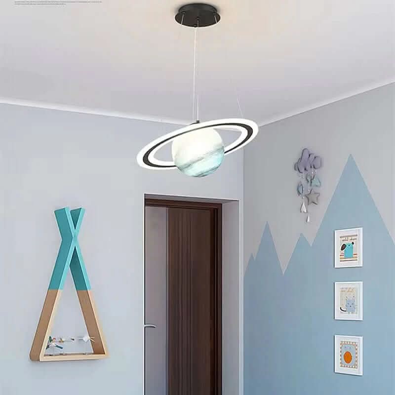 Planet Pendant Light | Imaginative LED Nursery Fixture - Pendant Light product view 7