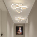 White clover LED ceiling light fixtures shown in a hallway