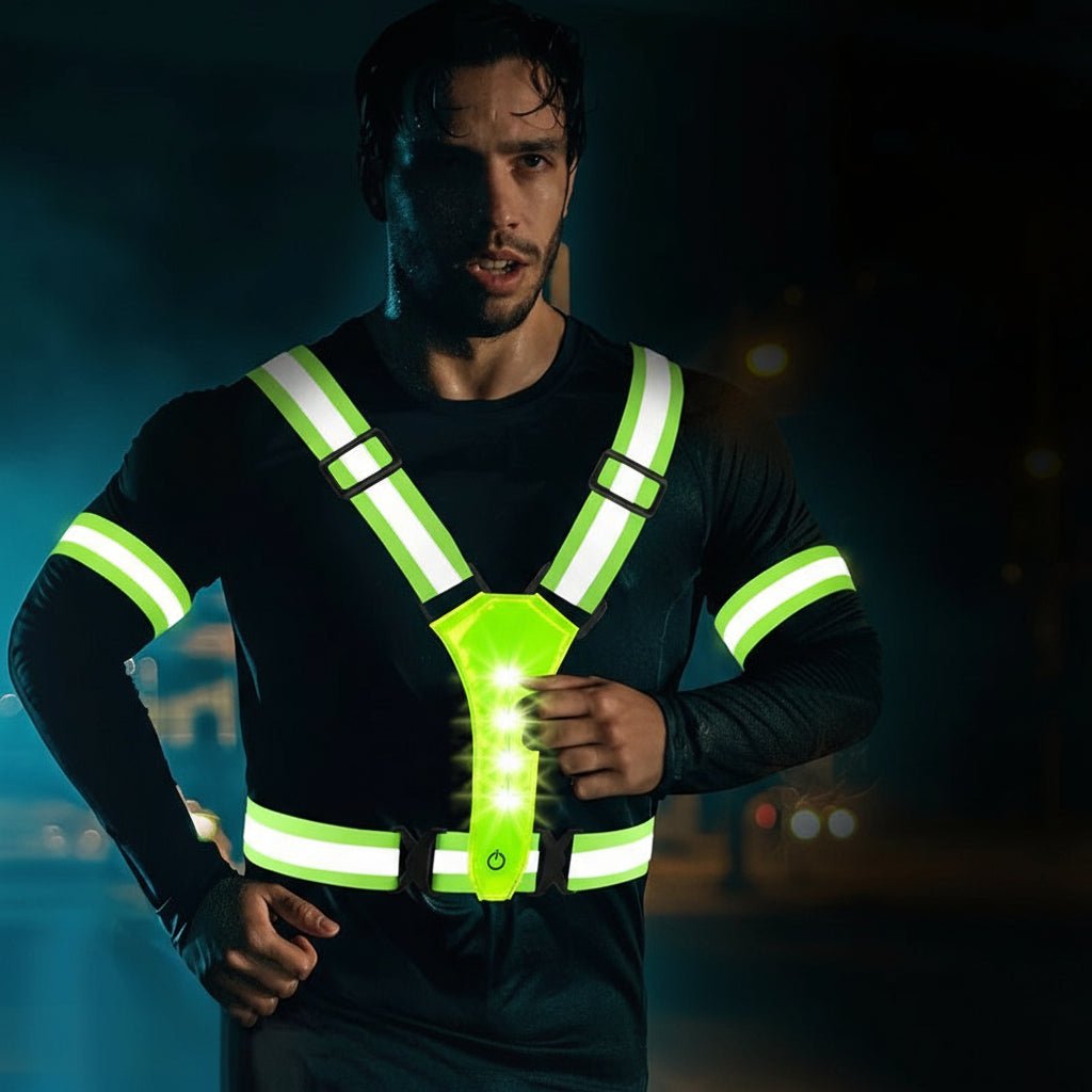 LED Visibility Vest shown in product gallery view 1 with visible design details.