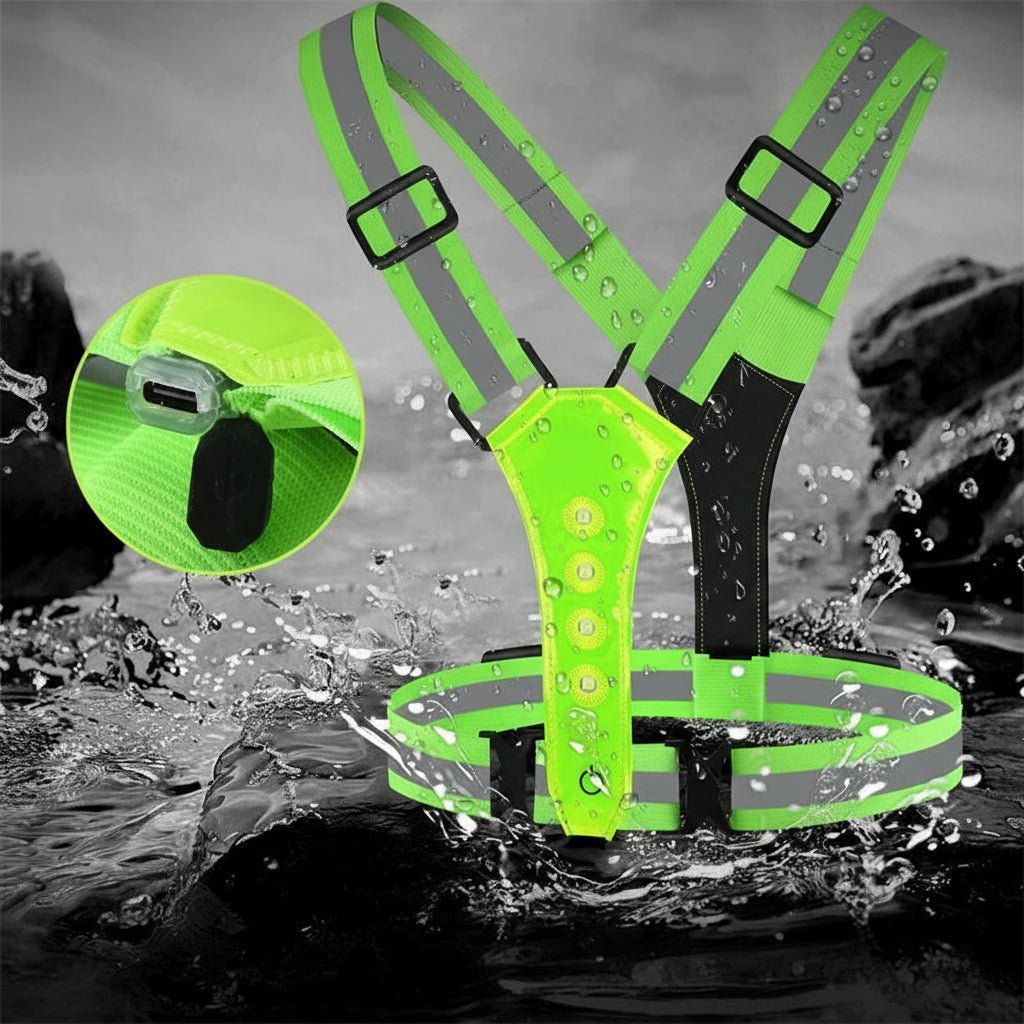 LED Visibility Vest shown in product gallery view 4 with visible design details.