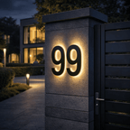 Illuminated House Number with waterproof led address sign — product image 1