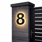 Illuminated House Number with waterproof led address sign — product image 11