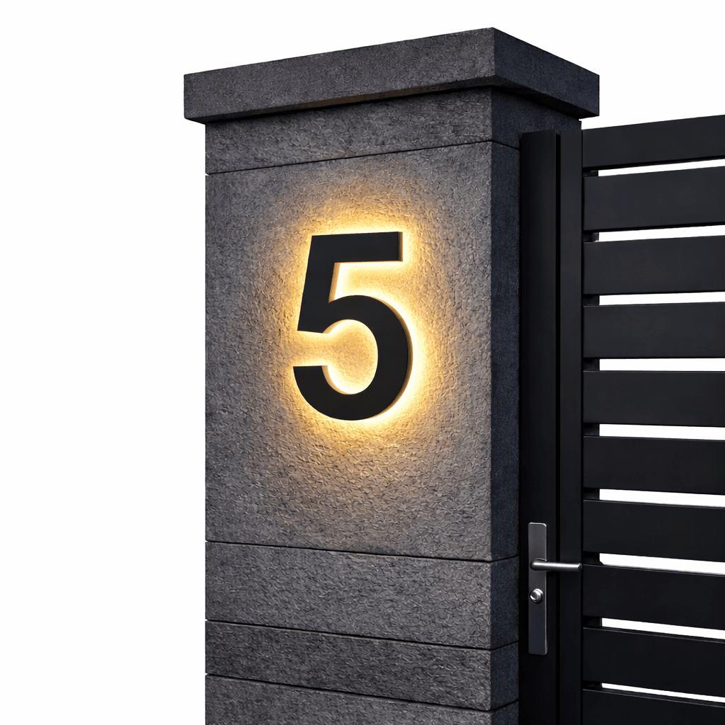 Illuminated House Number with waterproof led address sign — product image 12