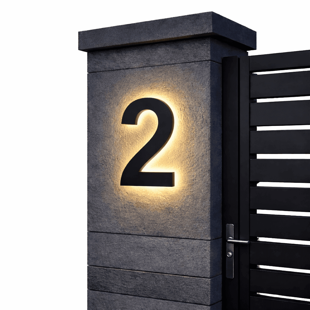 Illuminated House Number with waterproof led address sign — product image 15