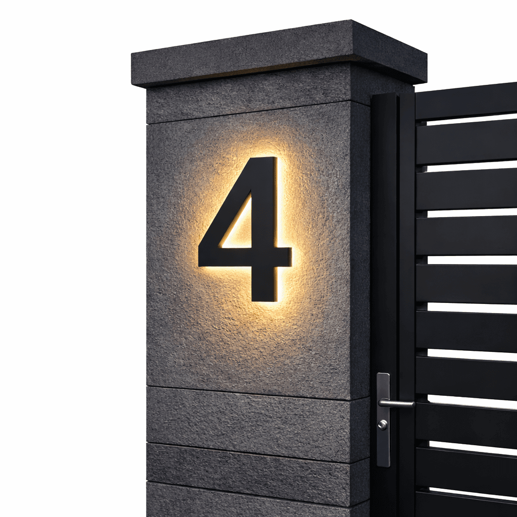 Illuminated House Number with waterproof led address sign — product image 16