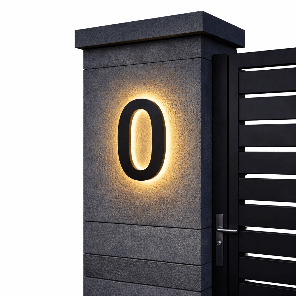 Illuminated House Number with waterproof led address sign — product image 8