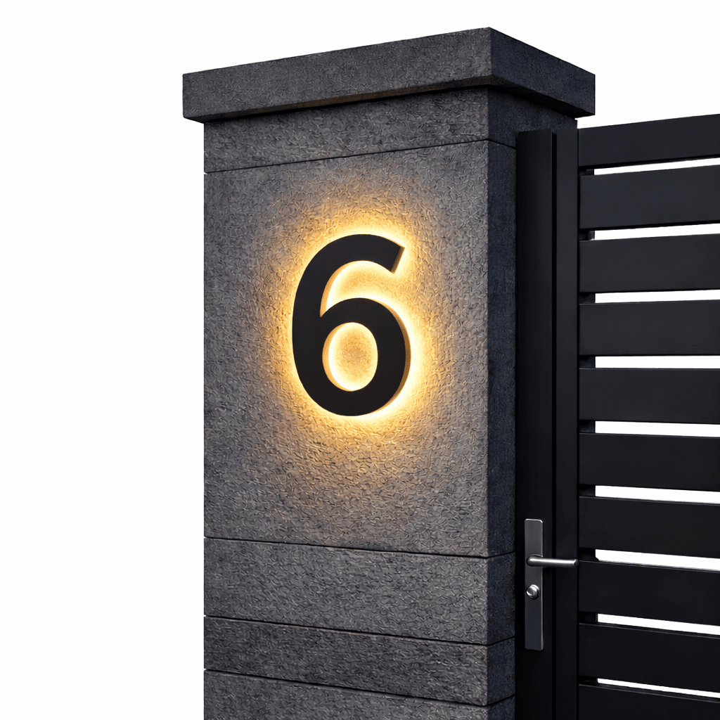 Illuminated House Number with waterproof led address sign — product image 10