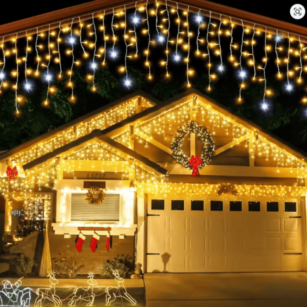 LED Garden Curtain | Weatherproof 4 m Light Display — product image 1