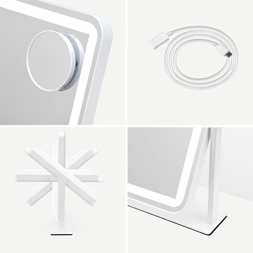 Makeup Mirror White product use and features