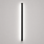 Slim wall sconce with a soft white glow on a light gray background.