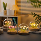 LumiTulip Floral Dome Lamp | Warm White LED DIY Decorative Light Kit image 1