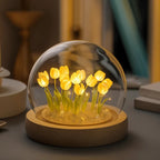 LumiTulip Floral Dome Lamp | Warm White LED DIY Decorative Light Kit image 2