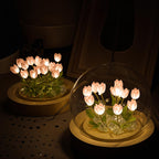 LumiTulip Floral Dome Lamp | Warm White LED DIY Decorative Light Kit image 8