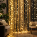 LumiViel Warm White Light Curtain | USB Powered Indoor And Outdoor Decor image 1