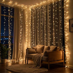 LumiViel Warm White Light Curtain | USB Powered Indoor And Outdoor Decor image 6