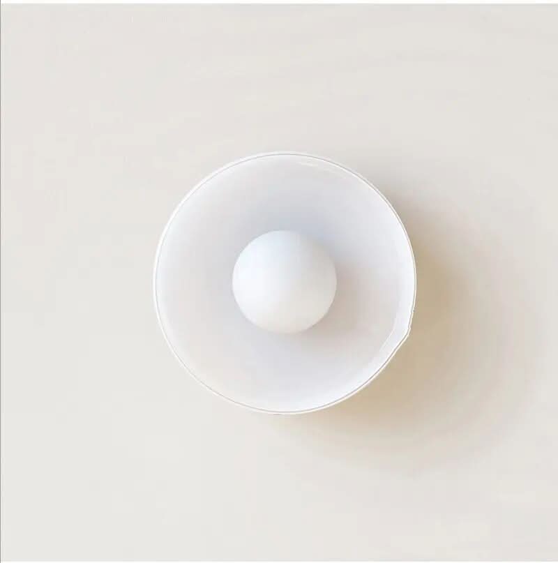Nordic Glass Ceiling Light with two-tone led fixture — product image 10