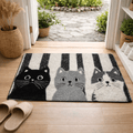 Cat Door Mat - Waterproof Cartoon Entry Rug - product image 1