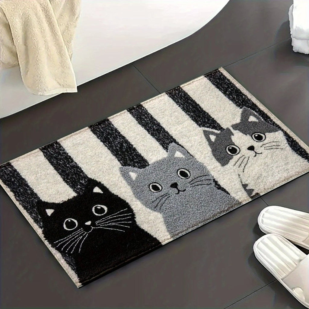 Cat Door Mat - Waterproof Cartoon Entry Rug - product image 6