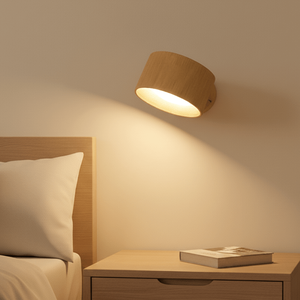 Wireless LED Wall Light with remote-control nordic fixture — product image 1