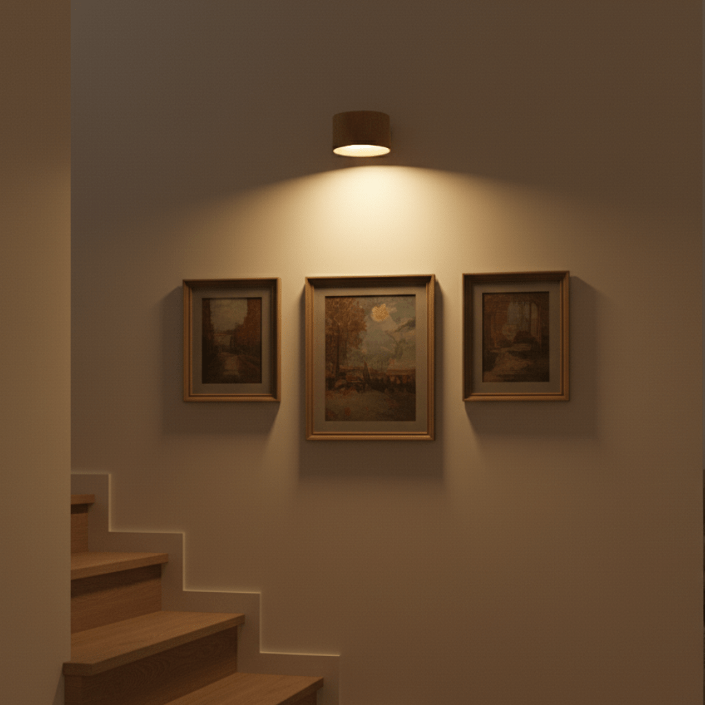 Wireless LED Wall Light with remote-control nordic fixture — product image 2