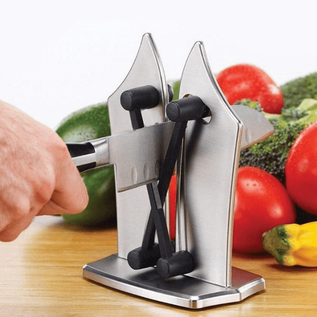 Manual Pull Through Knife Sharpener | Tungsten Carbide Kitchen Tool image 1