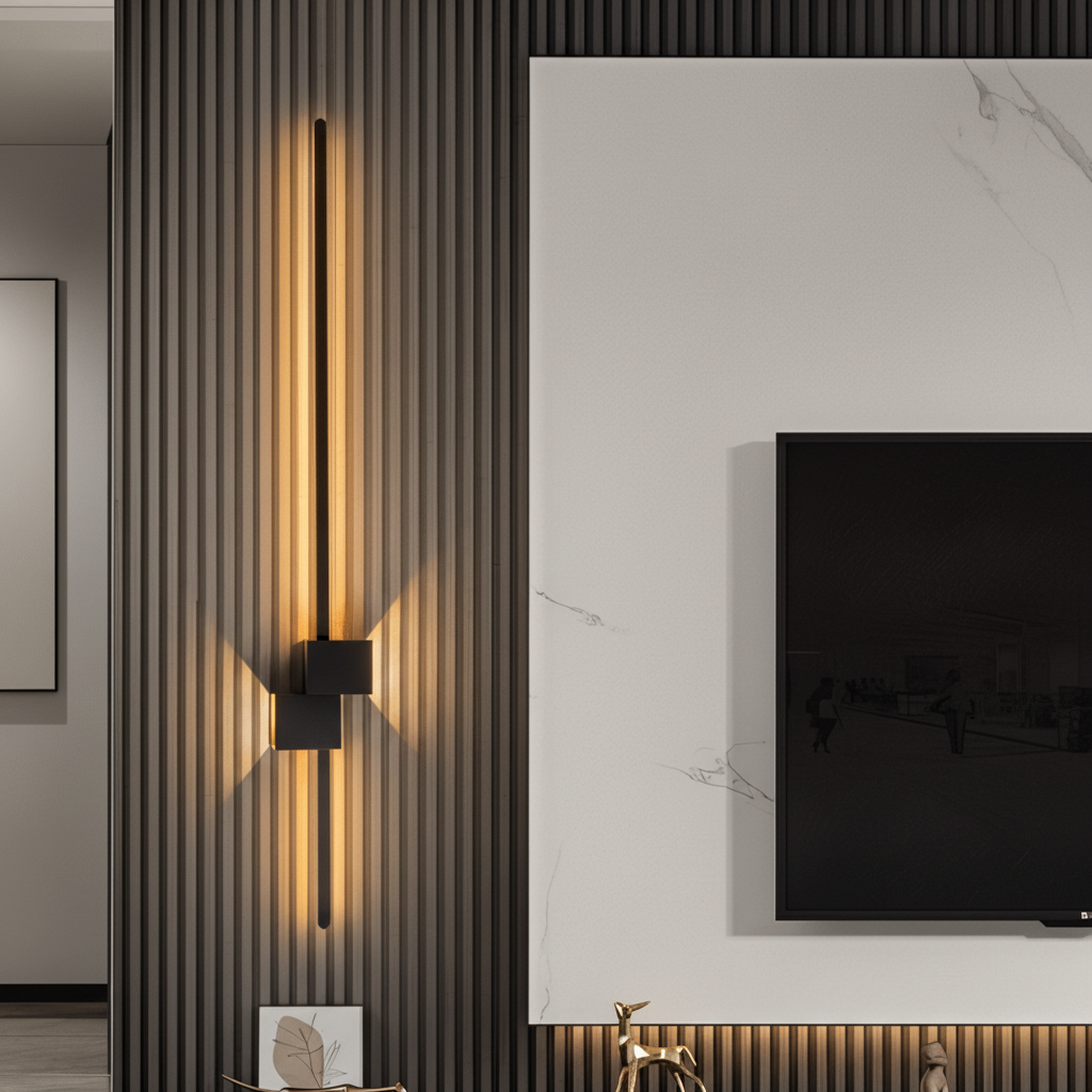 Linear LED Wall Light - Minimalist Indirect Fixture - product image 7
