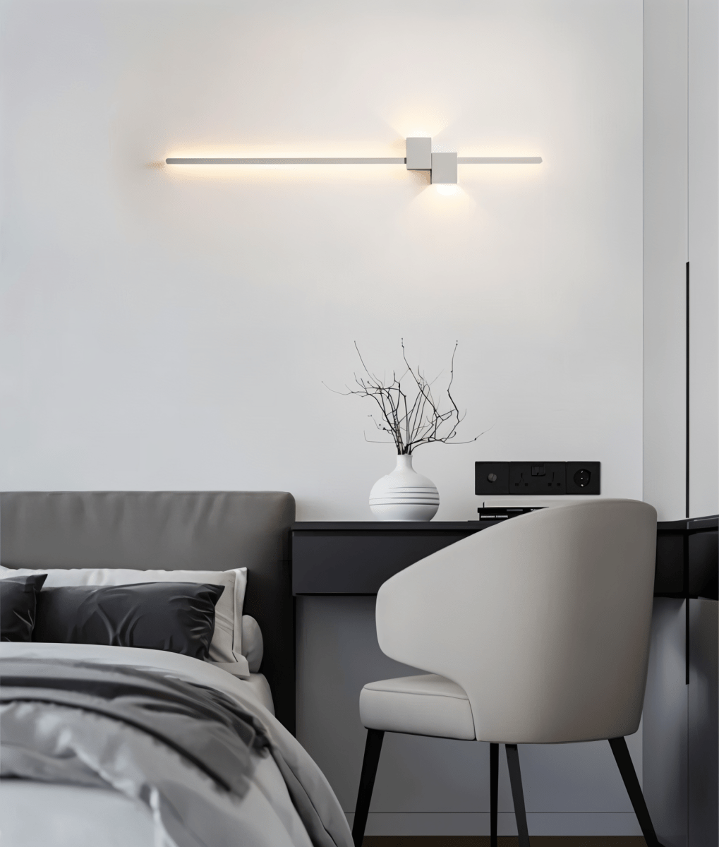 Linear LED Wall Light - Minimalist Indirect Fixture - product image 9