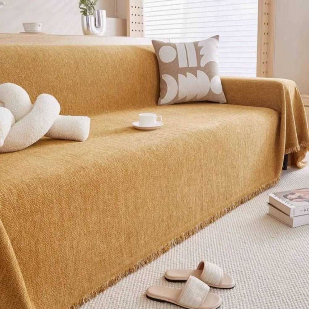 Water-Resistant Sofa Cover | Minimalist Texture, Easy-Care Fabric, Multiple Sizes 4