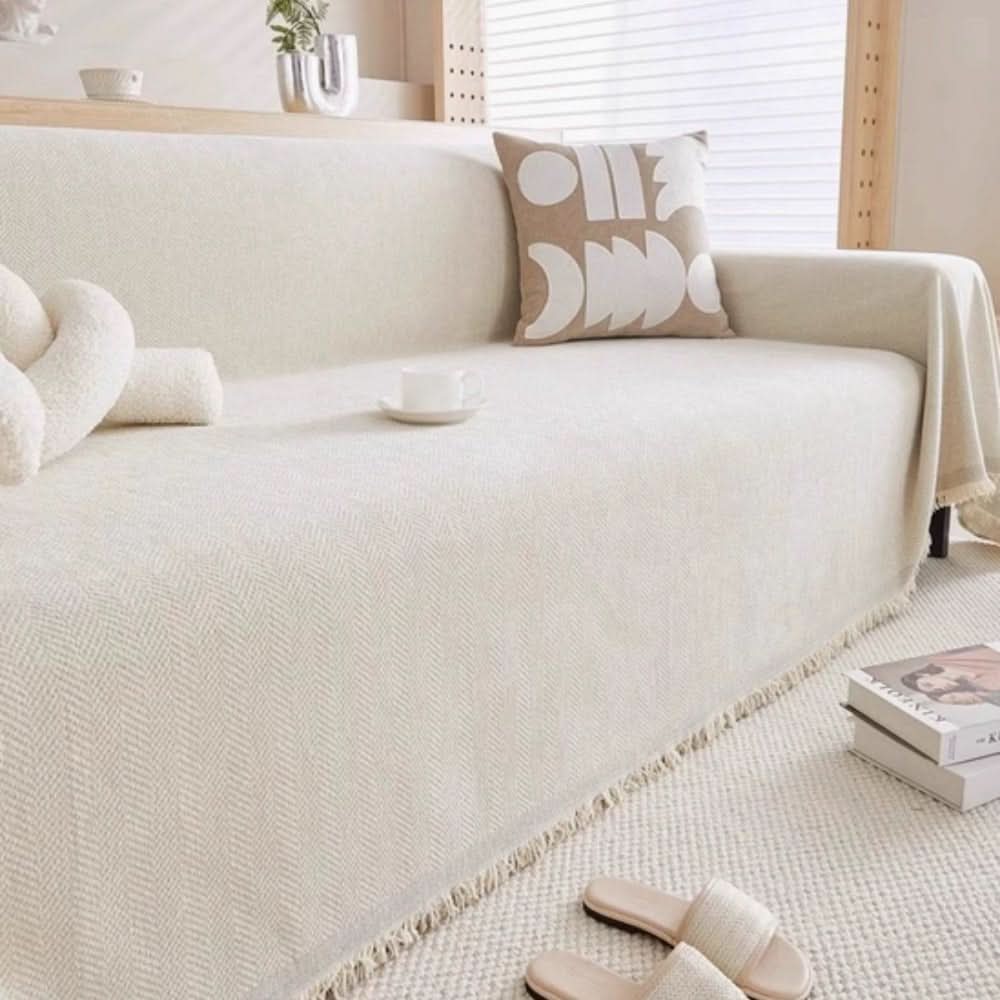 Water-Resistant Sofa Cover | Minimalist Texture, Easy-Care Fabric, Multiple Sizes 5