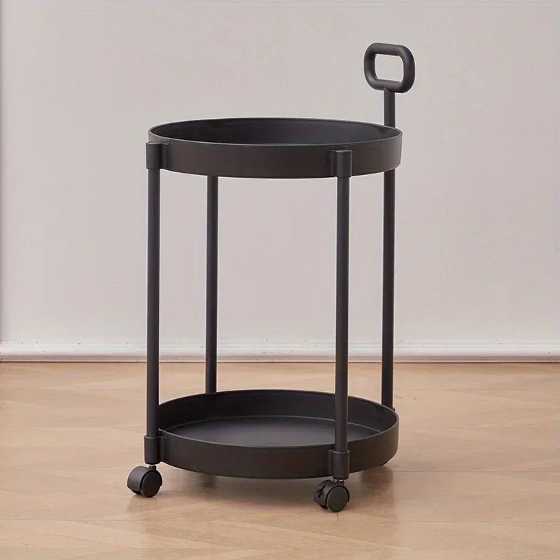 Rolling Side Table - Two-Tier Mobile Storage - product image 6
