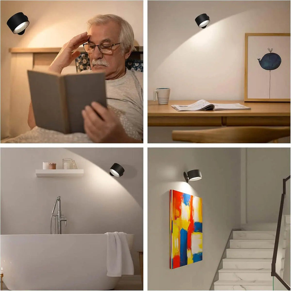 Wireless LED Wall Light with remote-control nordic fixture — product image 8