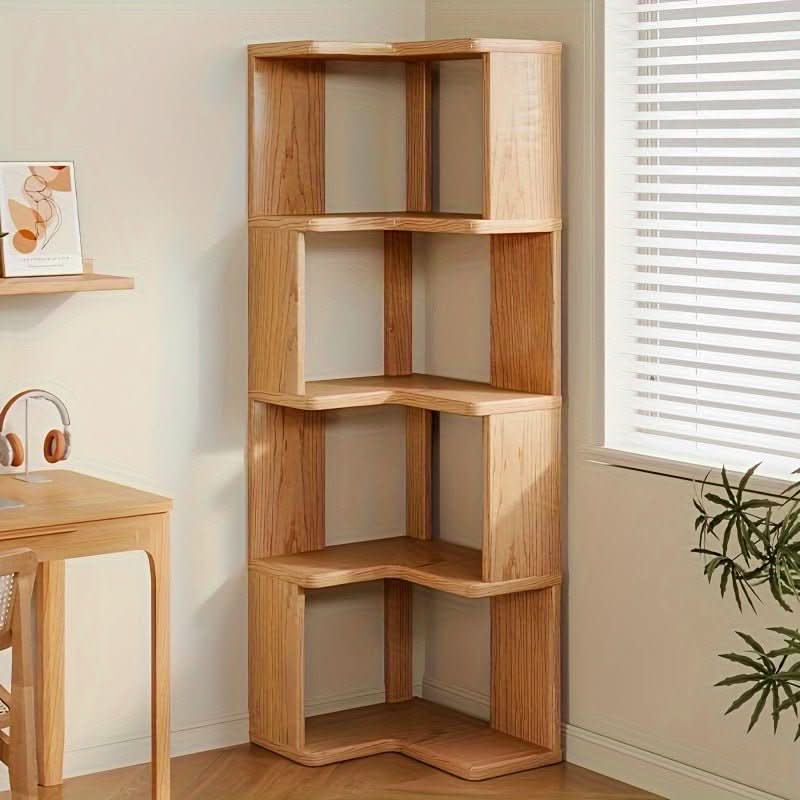 Pine Corner Cabinet - Tall Space-Saving Storage - product image 1