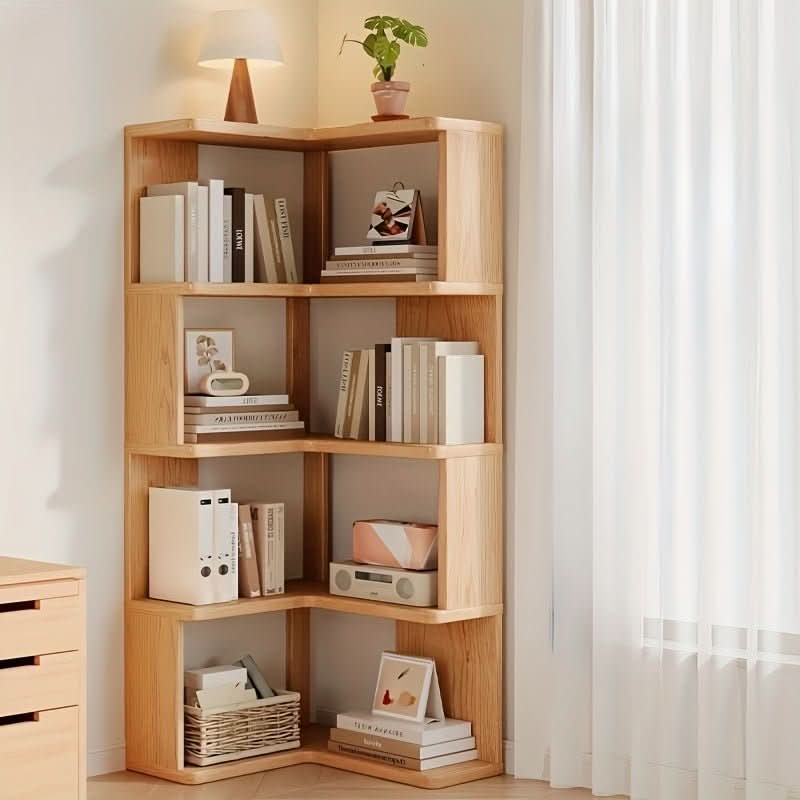 Pine Corner Cabinet - Tall Space-Saving Storage - product image 2
