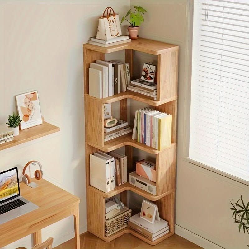Pine Corner Cabinet - Tall Space-Saving Storage - product image 3