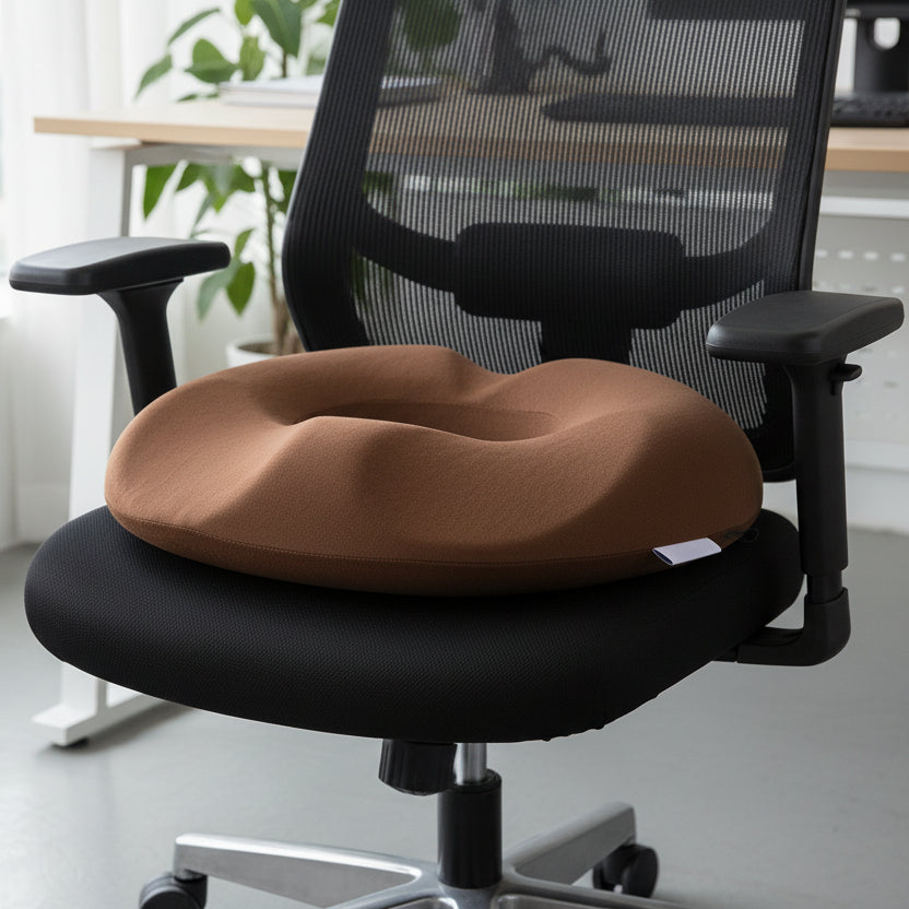 Contoured Memory Foam Seat Cushion | Two Profile Options, Soft Cover, Choice of Color 1