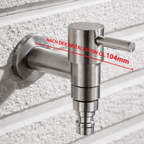 Wall-mounted outdoor faucet in stainless steel 304, product detail 16.