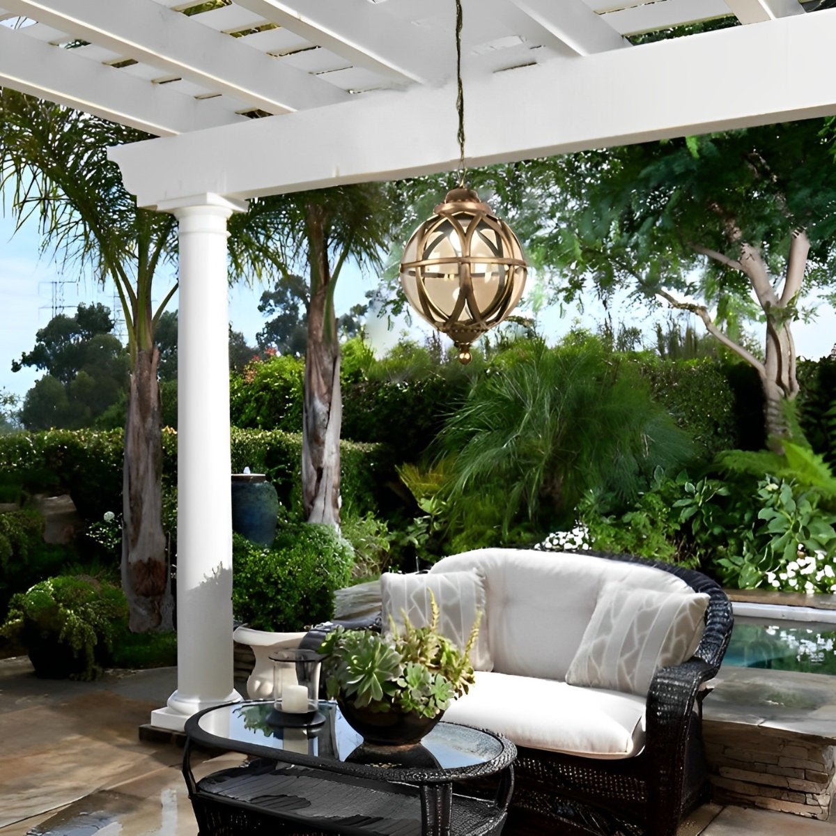 Outdoor Pendant Light shown in product gallery view 4