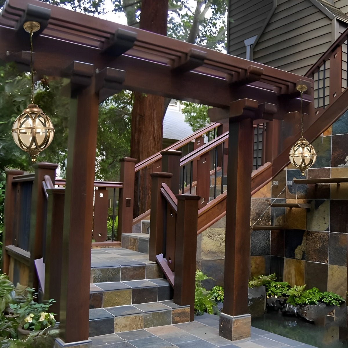 Outdoor Pendant Light shown in product gallery view 5