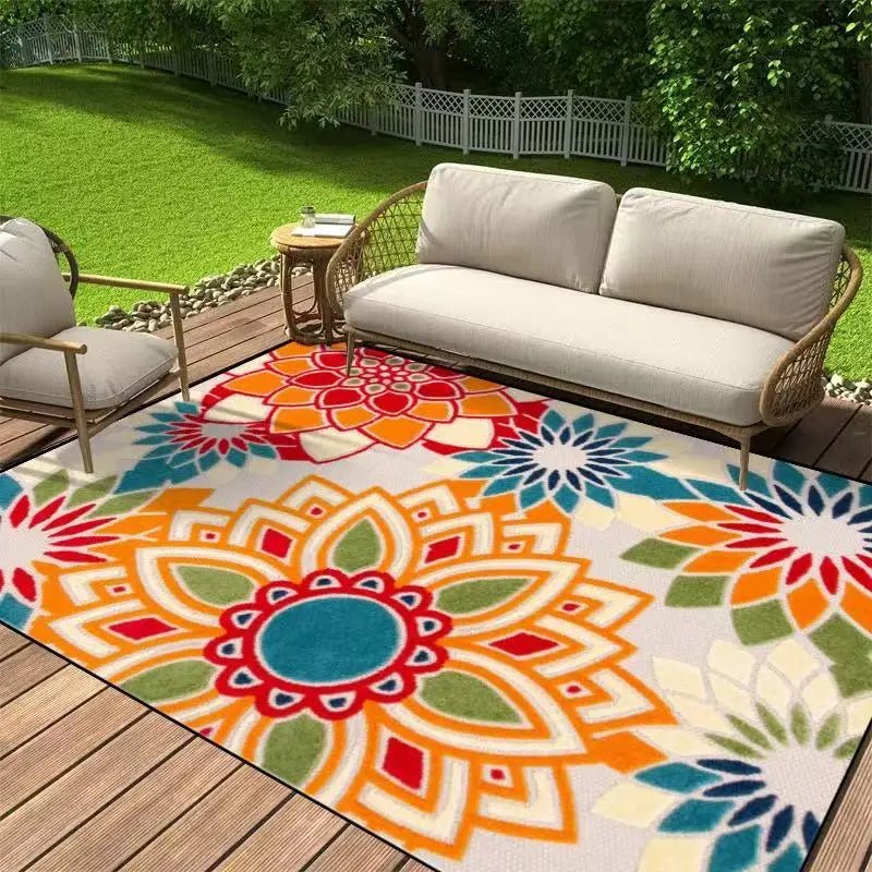 Outdoor Rug shown in product gallery view 3 with visible design details.