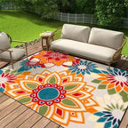 Outdoor Rug shown in product gallery view 3 with visible design details.