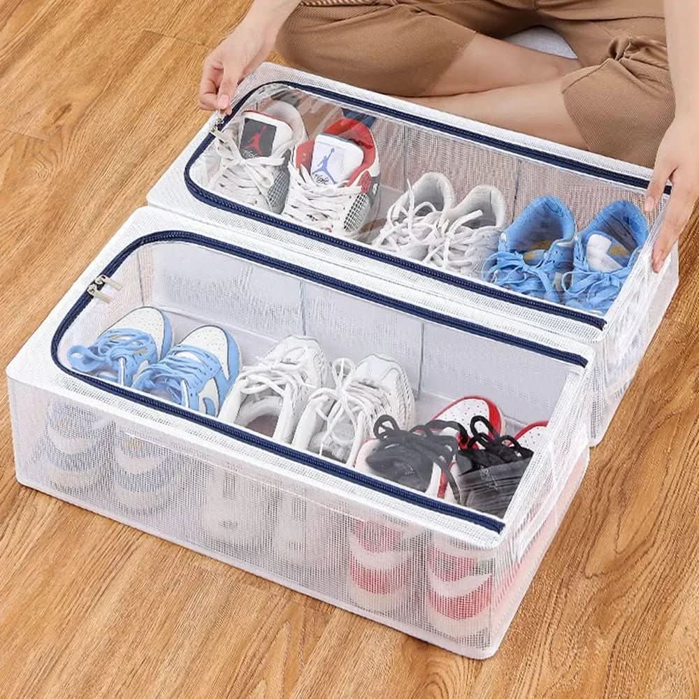 Stackable Shoe Box - Clear Ventilated Storage - product image 1