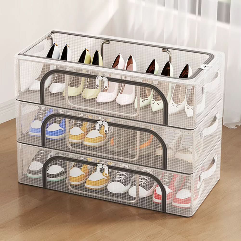 Stackable Shoe Box - Clear Ventilated Storage - product image 2
