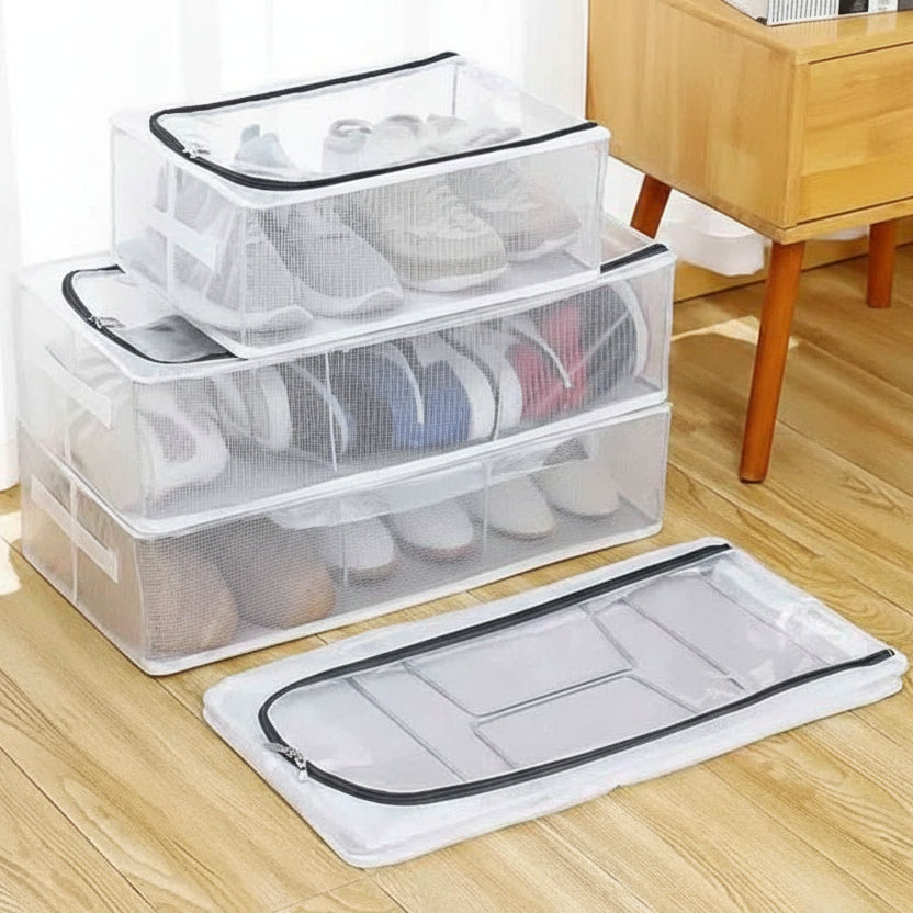 Stackable Shoe Box - Clear Ventilated Storage - product image 7