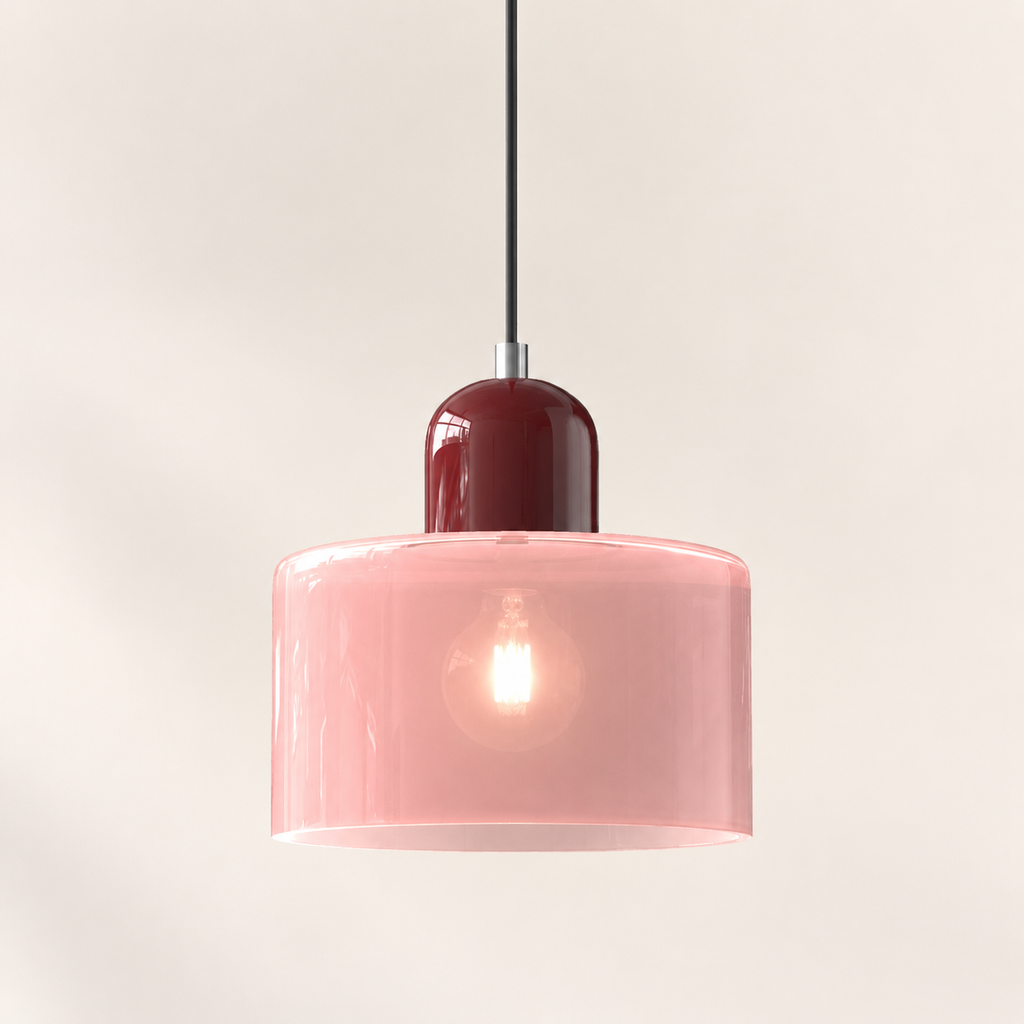 Colorful glass pendant light variant, gallery image 33.