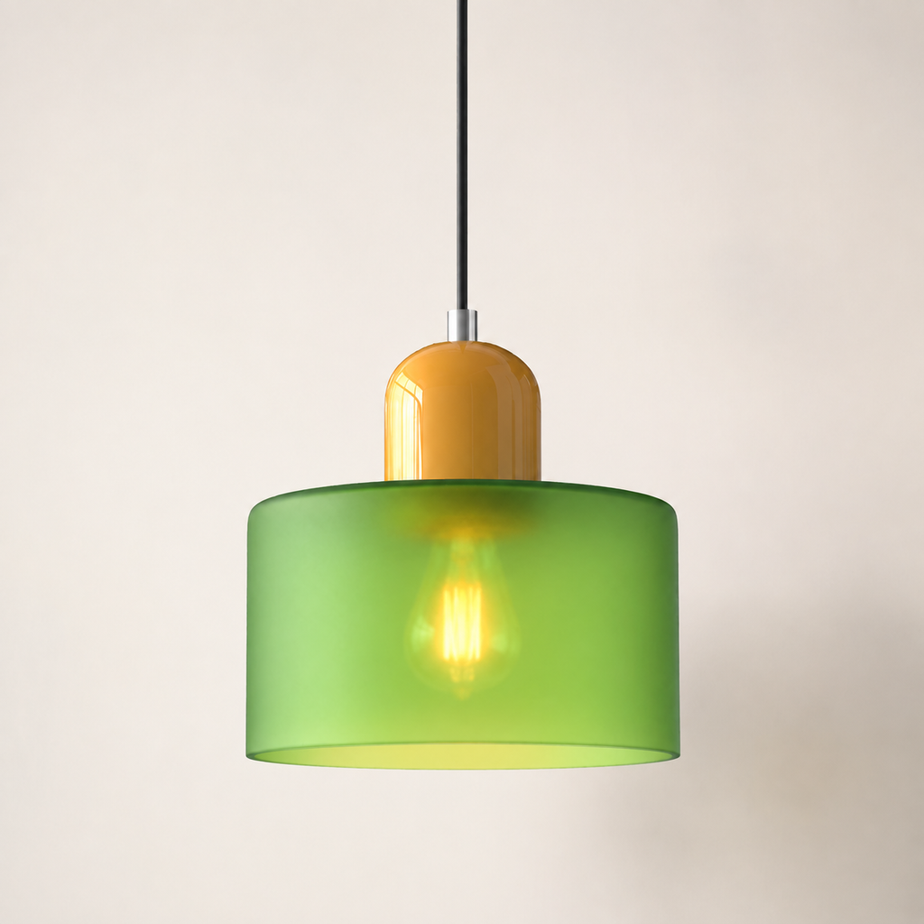 Colorful glass pendant light variant, gallery image 37.
